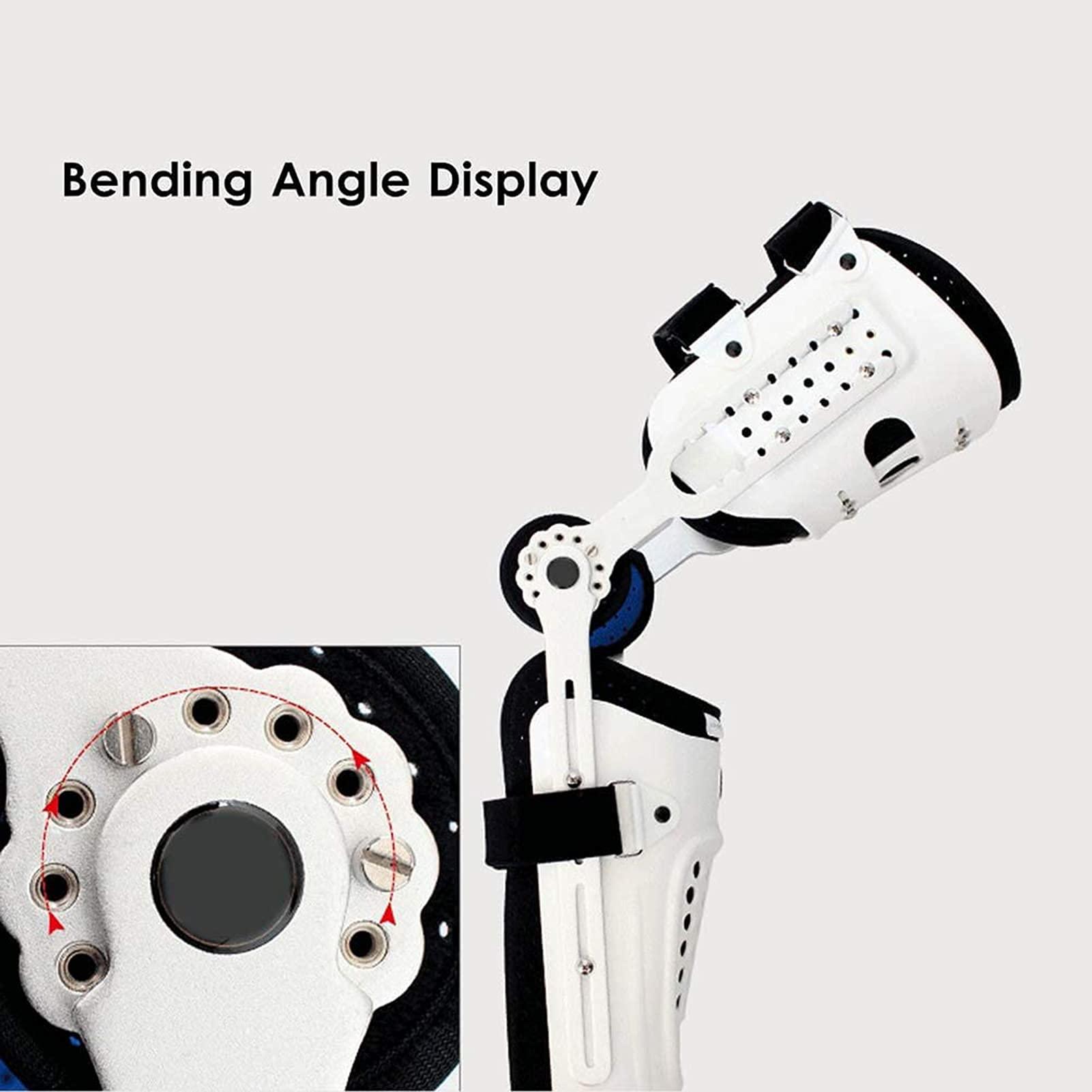 TESAY Knee Brace, Knee Ankle Foot Orthosis KAFO Brace Fixed Stiff Thigh Knee Joint Ankle Foot Spport and Ankle Fixator - Universal Size