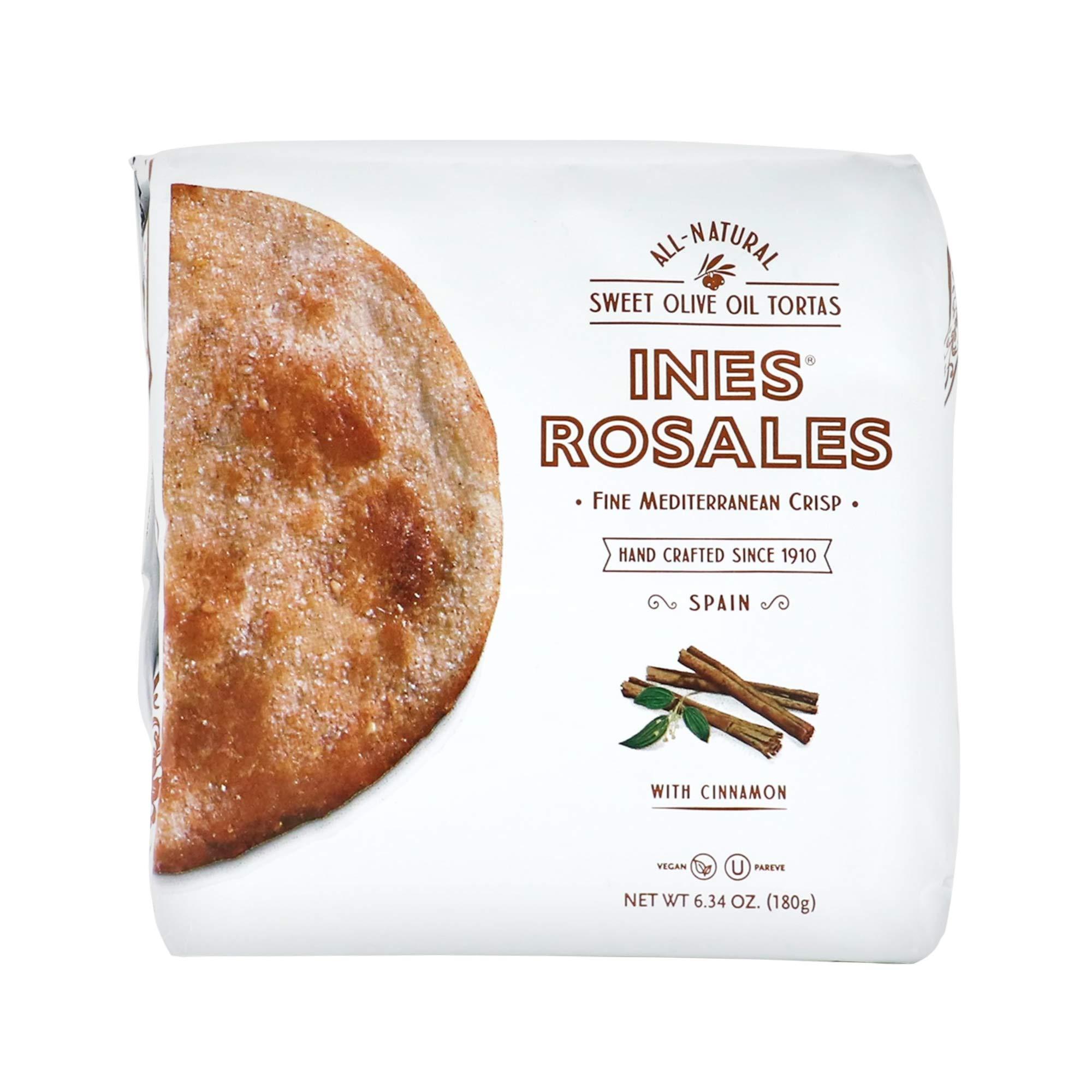 Ines Rosales Ines Rosales Sweet Olive Oil Tortas with Cinnamon, Spanish Snacks, 14 x 120g