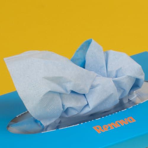 Renova Renova Red Label Blue Facial Tissues 80 Tissues, 1 Pack