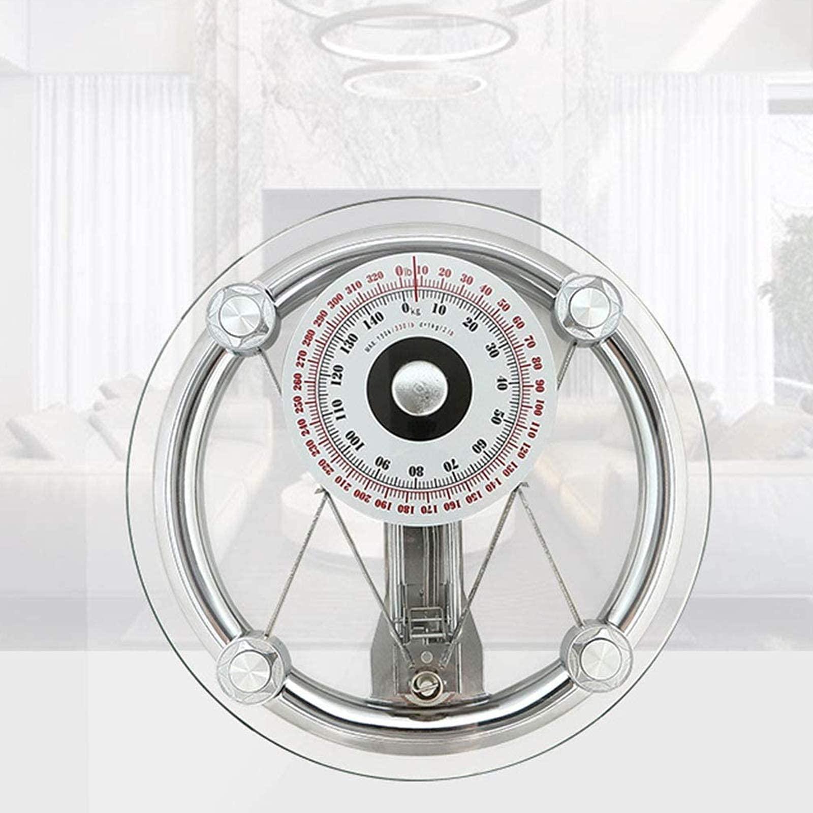 Generic Bathroom Scale Mechanical, Health+ Bathroom Body Scales Large Dial Analog Precision, Measuring Lb Kg,Up To 150Kg / 330Lb Digital Scale