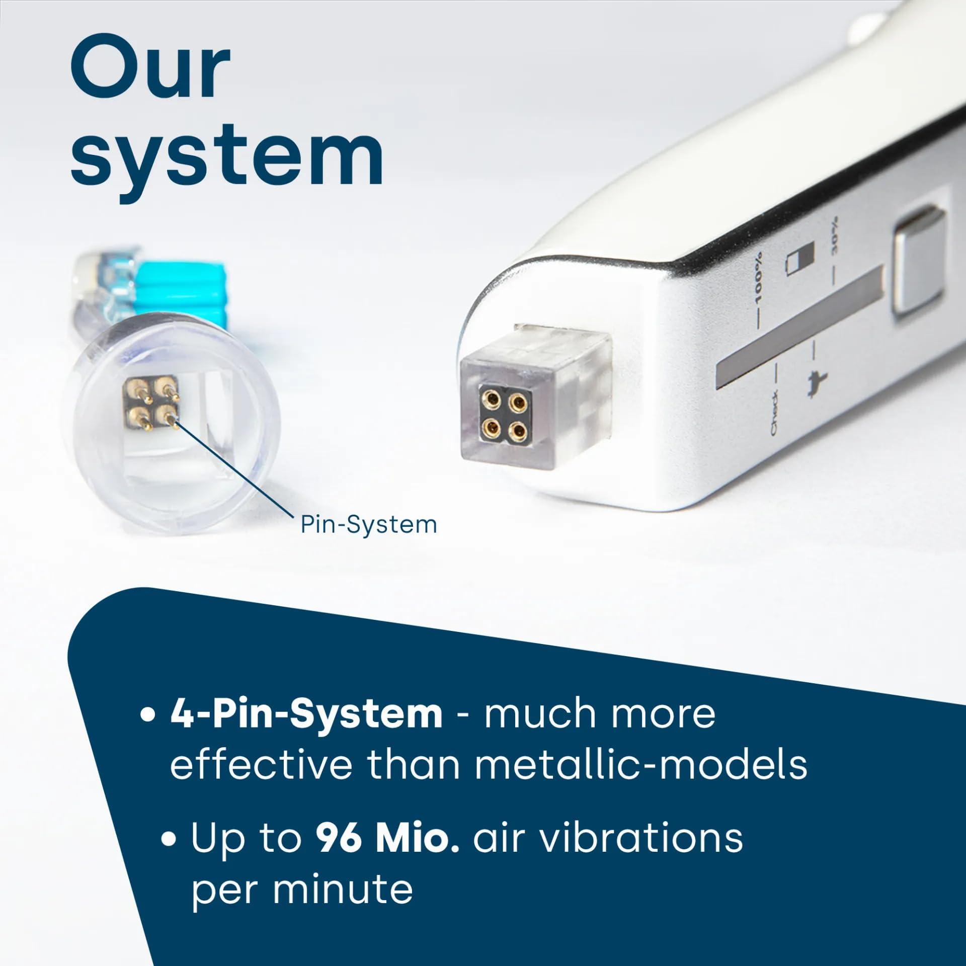 Emmi-dent emmi-dent Platinum Electric Ultrasonic Toothbrush | Gentle & Effective Cleaning | Ideal for Sensitive Teeth & Gums | Rechargeable Smart Care Toothbrush | No Scrubbing | Up to 15 Days Battery Life