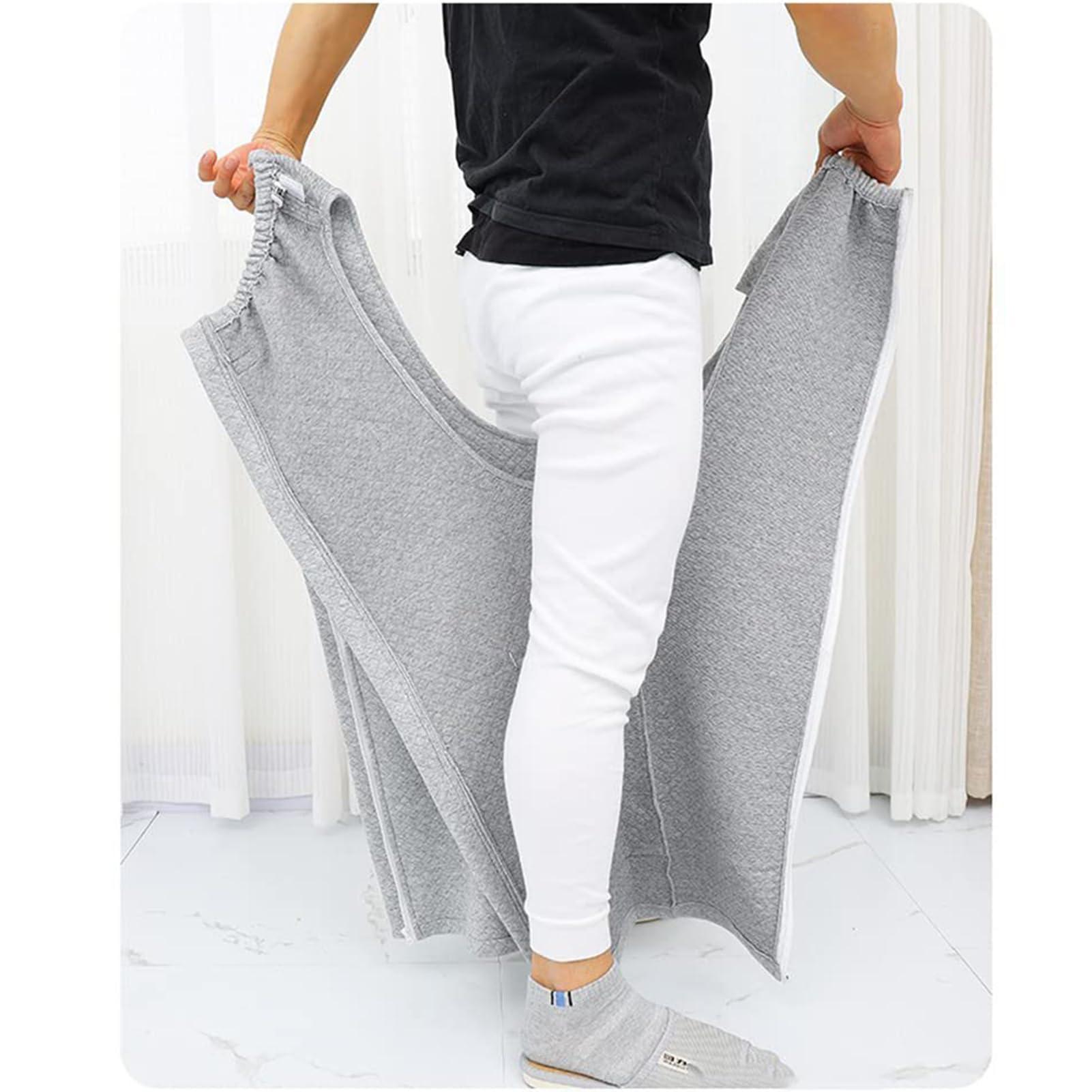 UNbit Patient Pants Clothing, Bedridden Incontinence Trousers for Women and Men, Thickening Patients Care Trousers for Disabilities Fracture Bed Patients Elderly Patients Surgery