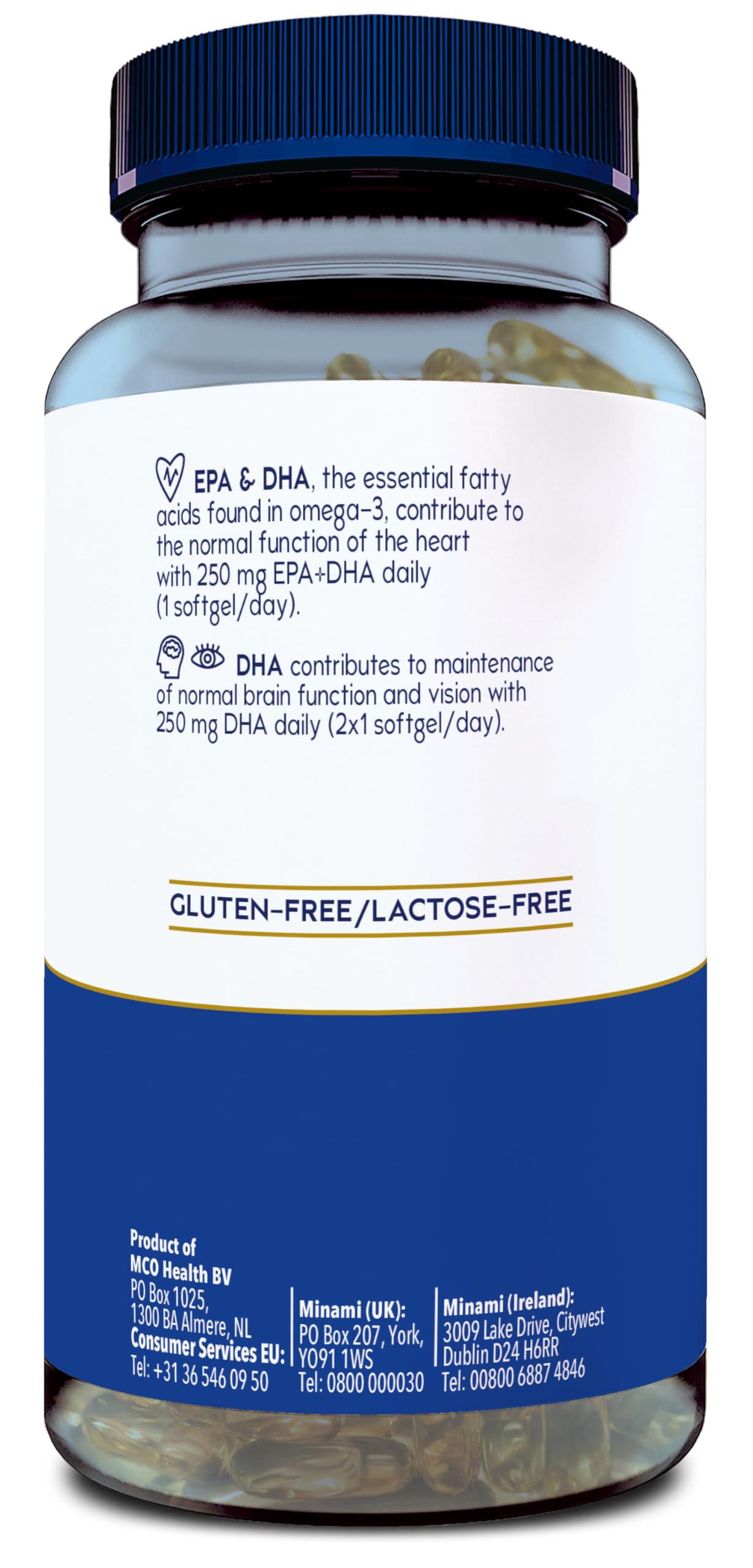 MINAMI Minami Morepa Smart Fats Fish Oil Omega-3 Epa 60 Softgels, 120 g, 701983