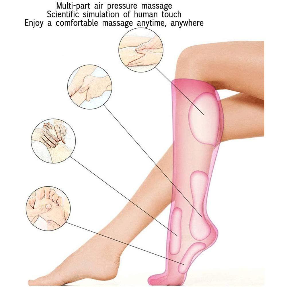 FreshCart Basics Leg Massager with Air Compression for Circulation Foot Calf Thigh Wraps Massage 3 Modes 3 Intensities Helpful for Muscles and Relief