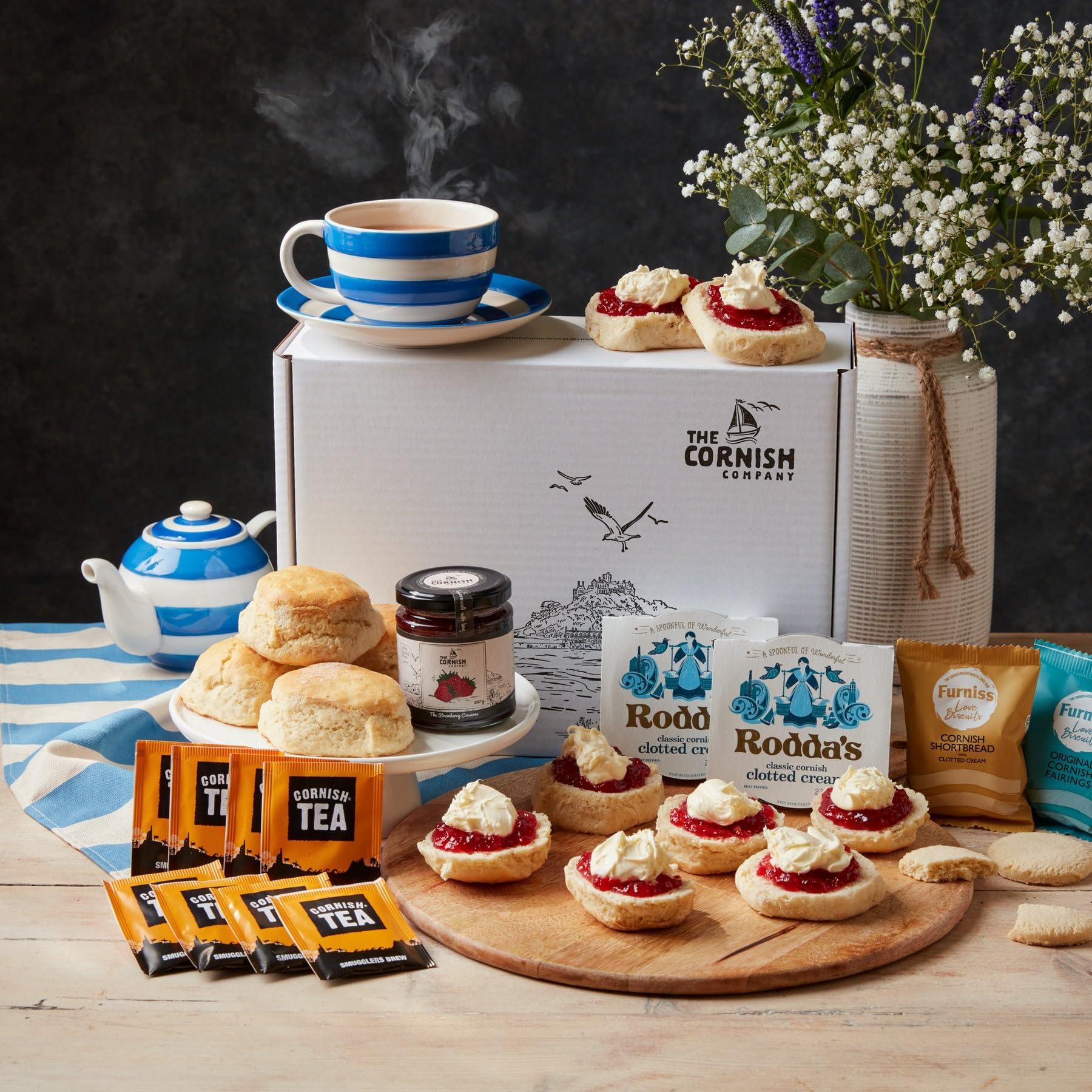 The Cornish Company The Cream Tea Hamper for 6-8 People