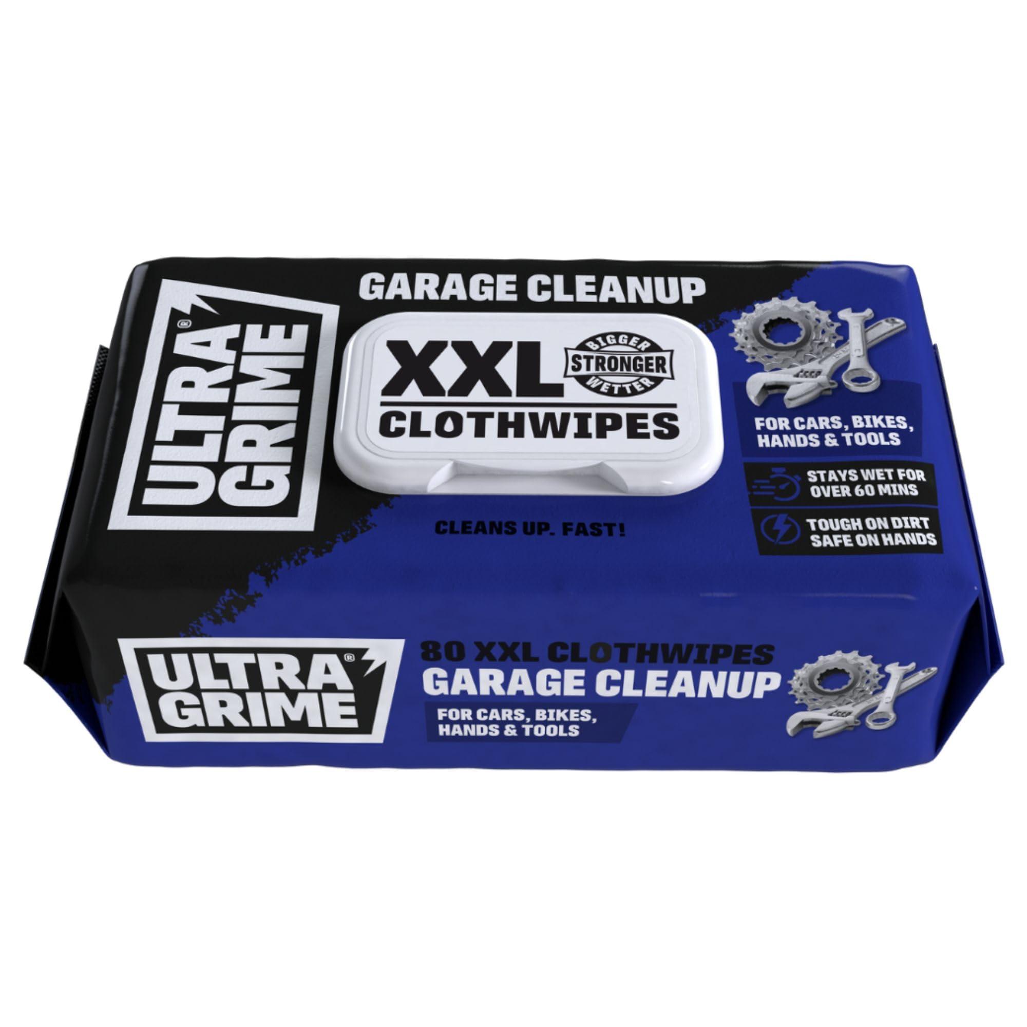 UltraGrime UltraGrime XXL Wipes - Heavy Duty 80 Thick Multi Purpose Wipes for DIY & Paint Removal