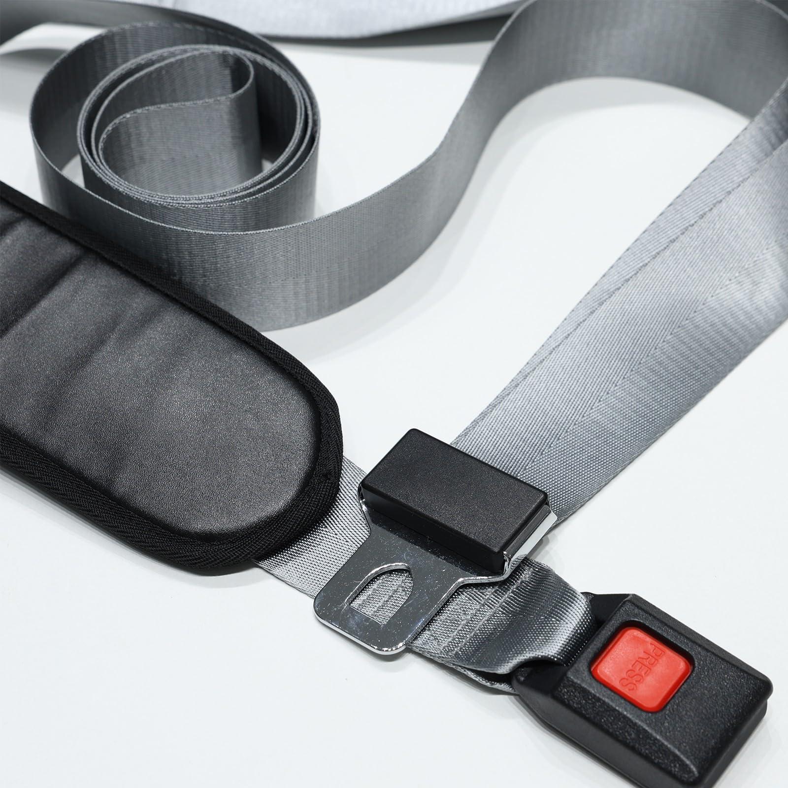 VEXIGO VEXIGO Extremity Mobilization Belt, Strap, Band Intended for Physical Therapy, Rehab, Stretching, Manual Traction, And Mobility with Pad Black, 3m(B)