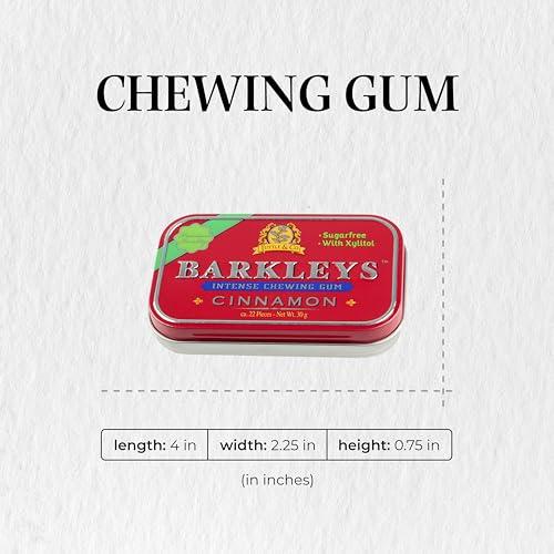 Barkleys Barkleys Sugar Free Chewing Gum with Cinnamon Gum 9 x 30 g
