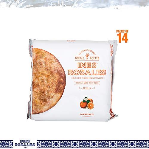Ines Rosales Ines Rosales Sweet Olive Oil Tortas with Orange, Spanish Snacks, 14 x 120g