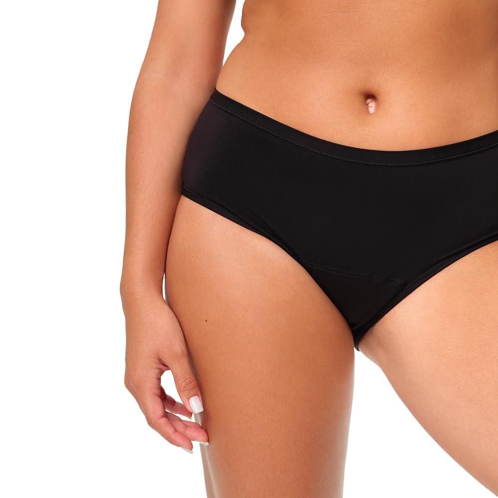 snuggs SNUGGS Classic | Period Underwear Heavy Flow | Thin and Absorbent Menstrual Underwear | Made in EU | TENCEL Lyocell | Sustainable Alternative to Tampons Pads Pantyliners