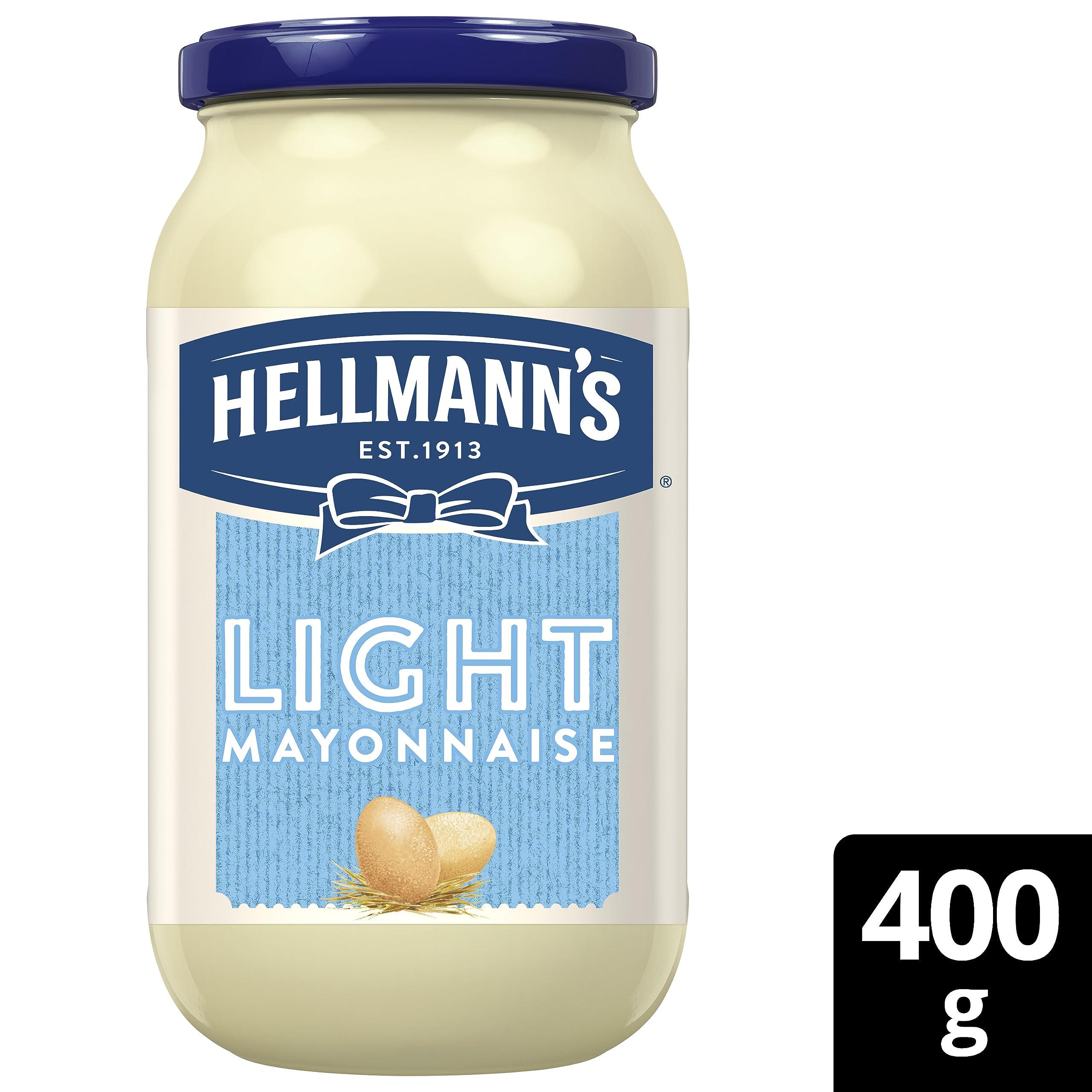 Hellmann's Hellmann\'s Lighter Than Light Mayonnaise same great taste light mayo for sandwiches, wraps and salads 400 g