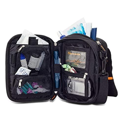 ELITE BAGS FITS Diabetes Travel Bag Isothermal Pouch Black