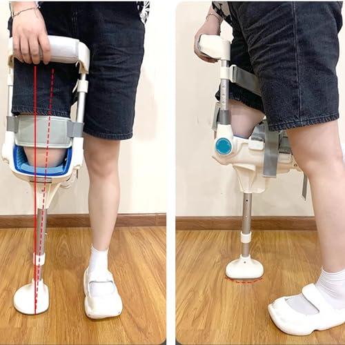 Joyfitness Joyfitness Hands Free Crutch for Adults Pain Free Knee Crutch with Non-slip Base Single Walking for Adults,Height Adjustable,Load Capacity Up To 330 Lb