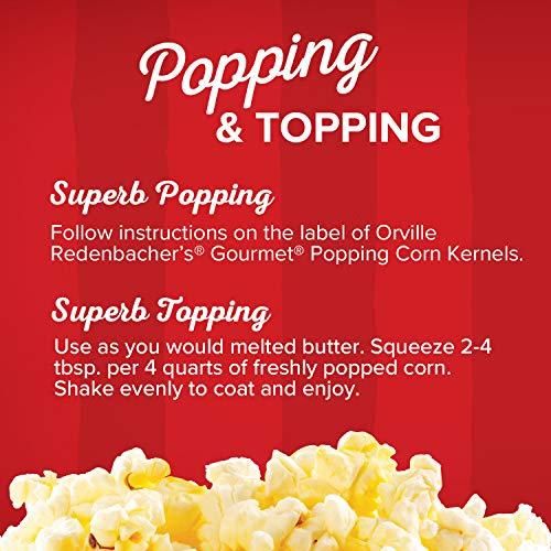 Orville Redenbacher\'s Orville Redenbacher\'s Popping & Topping Buttery Flavored Oil, 16 Fluid Ounce, Pack of 6