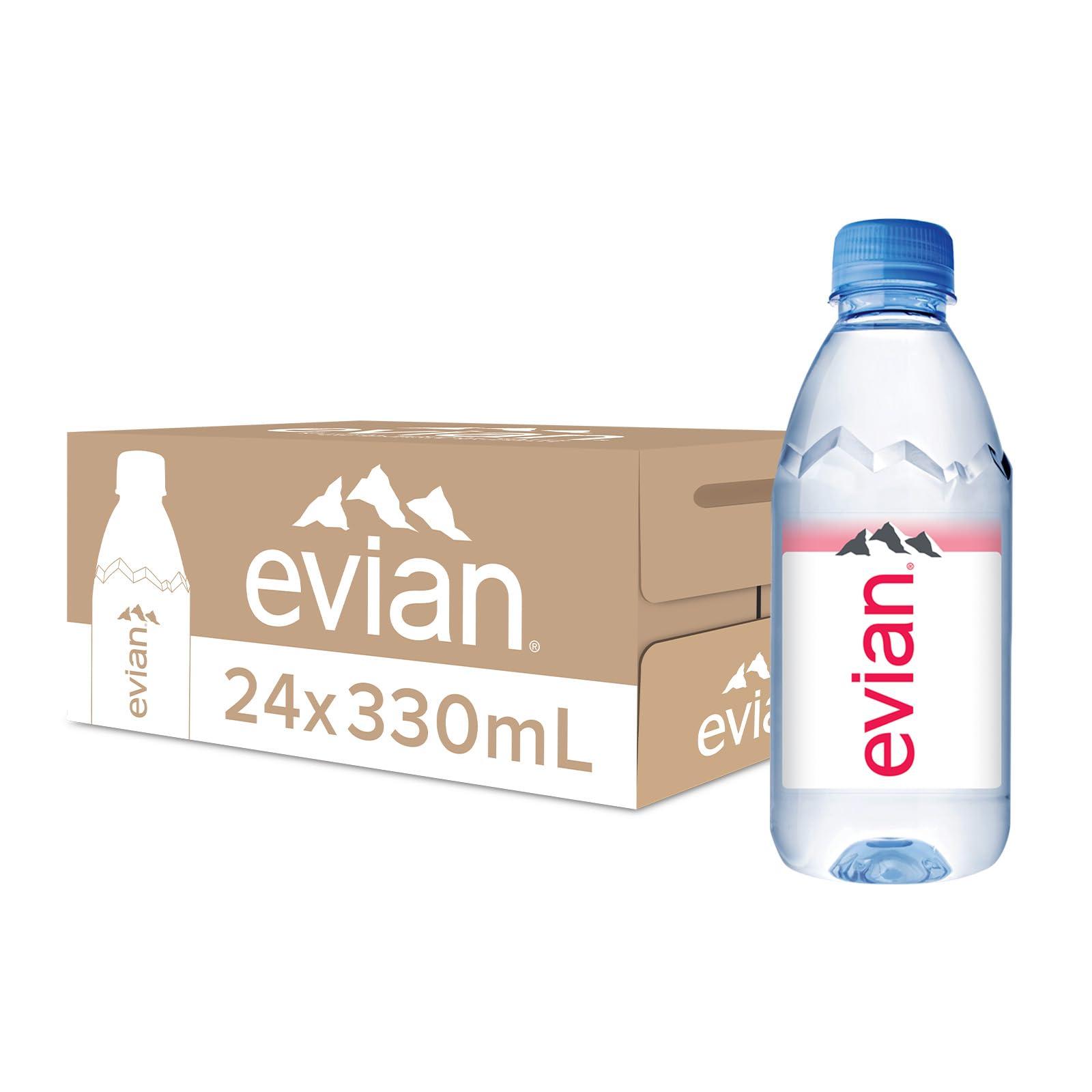 evian Evian Still Mineral Water 330 ml (Pack of 24)