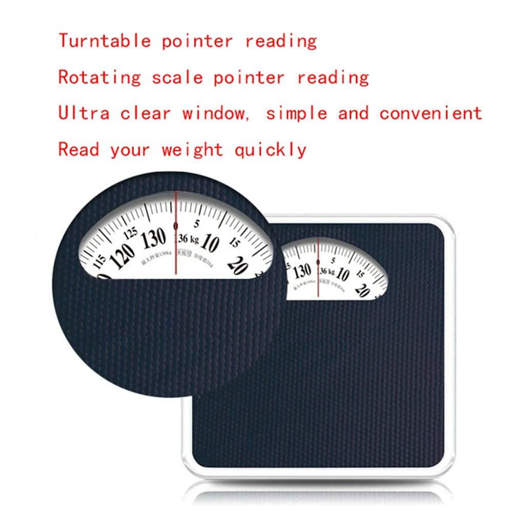 FreshCart Basics Mechanical Bathroom Scales,Large Dial Easy To Read Mechanical Weight Scale,Fitness Household Fast Precision Weighing Scale,No Battery Required,Bearing Strong Durable/Black / 283Mm Digital Scale (