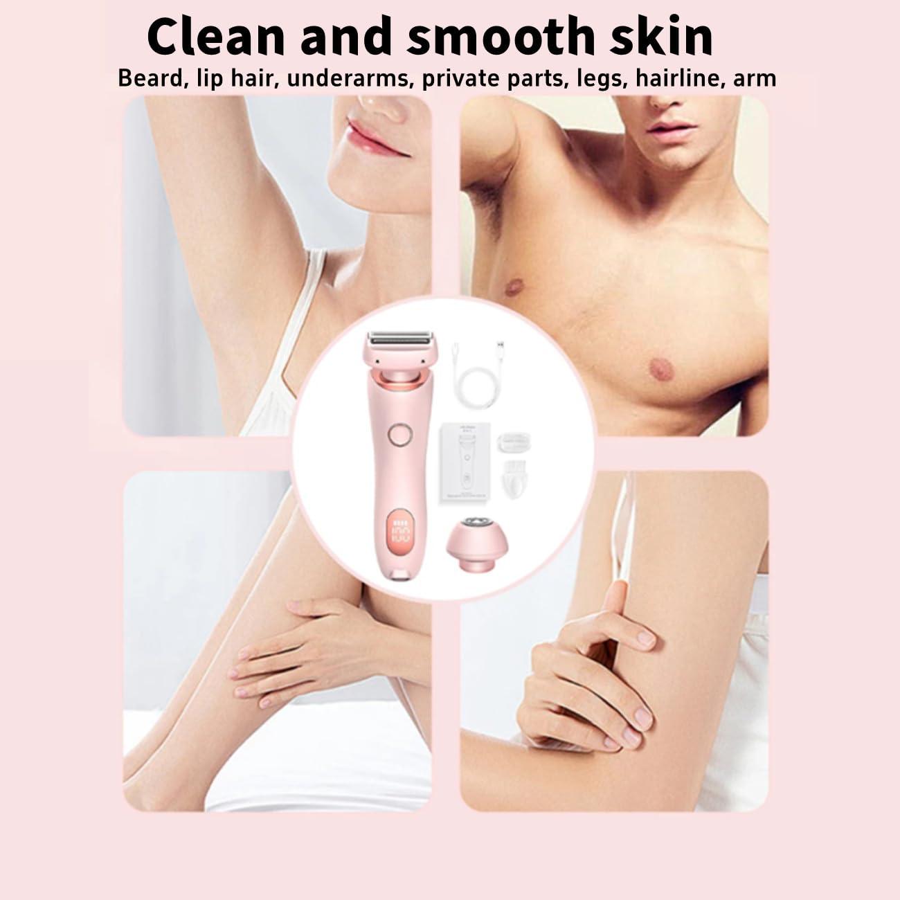 MOHXFE Gleam Pro 3.0 Shaver for Women by Women,Smooth Shave Pro,Electric Shaver for Women,2 in 1 Electric Shaver Razors,Ipx7 Waterproof and Rechargeable,Suitable for Sensitive Areas (1PC-A)