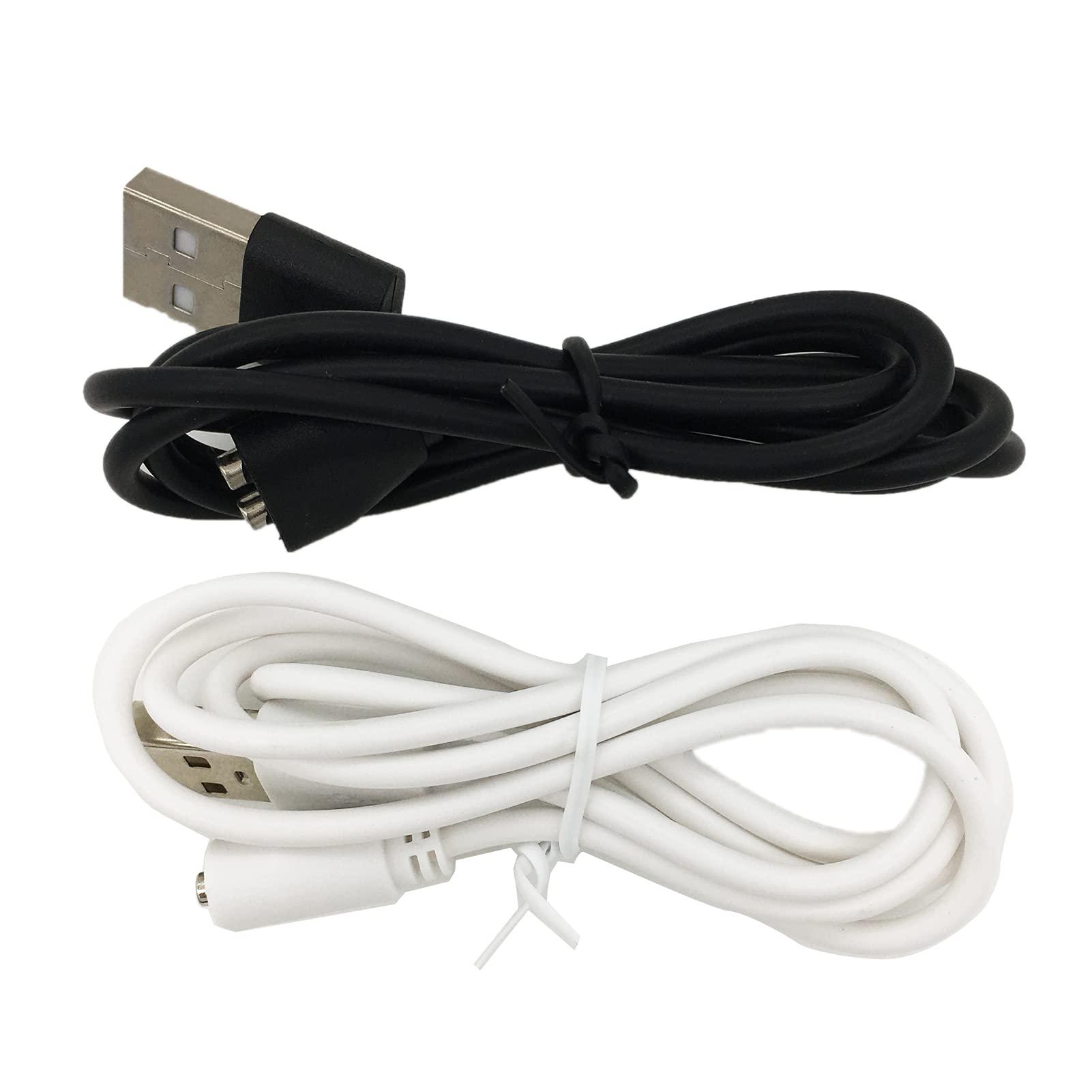 PDEEY Max 2 Lovense Charger - Magnetic USB Charging Cable for Womanizer Personal Massager (6mm Wideth,2-Pack)