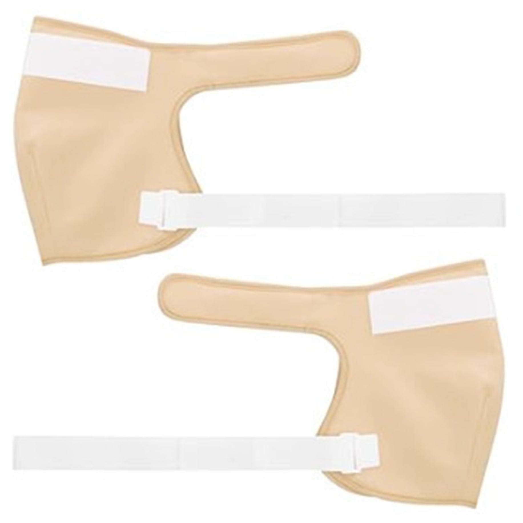 Comebachome Castor Oil Pack Wrap for Shoulder, 2PCS Reusable Castor Oil Packs, Waterproof Leakproof Castor Oil Wrap, Castor Oil Compress with Adjustable Elastic Band