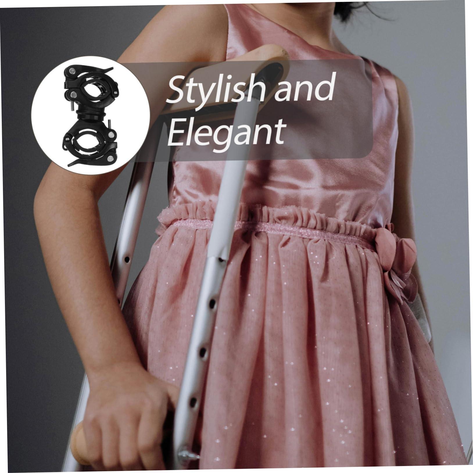 WATIIFUFU WATIIFUFU Elderly Scooter Cane Rack Lightweight Cane Holder for Walker Electric Scooter Wheelchair Crutch