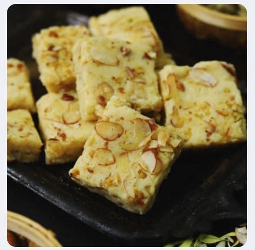 Dnaaz Festival Special Premium (Khoya Barfi 500g) Delicious Indian Traditional Sweets To Sweeten Up Your Celebration Best Gift For All Occasions Rakhi,Marriage,Diwali,Holi