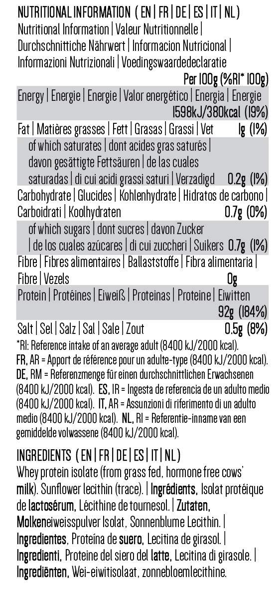 PINK SUN PINK SUN Whey Protein Isolate Powder Unflavoured 1kg (92% protein) Soy Free Grass Fed Gluten Free No Additives Vegetarian Undenatured Non GM Unsweetened Natural Whey UK 1000g
