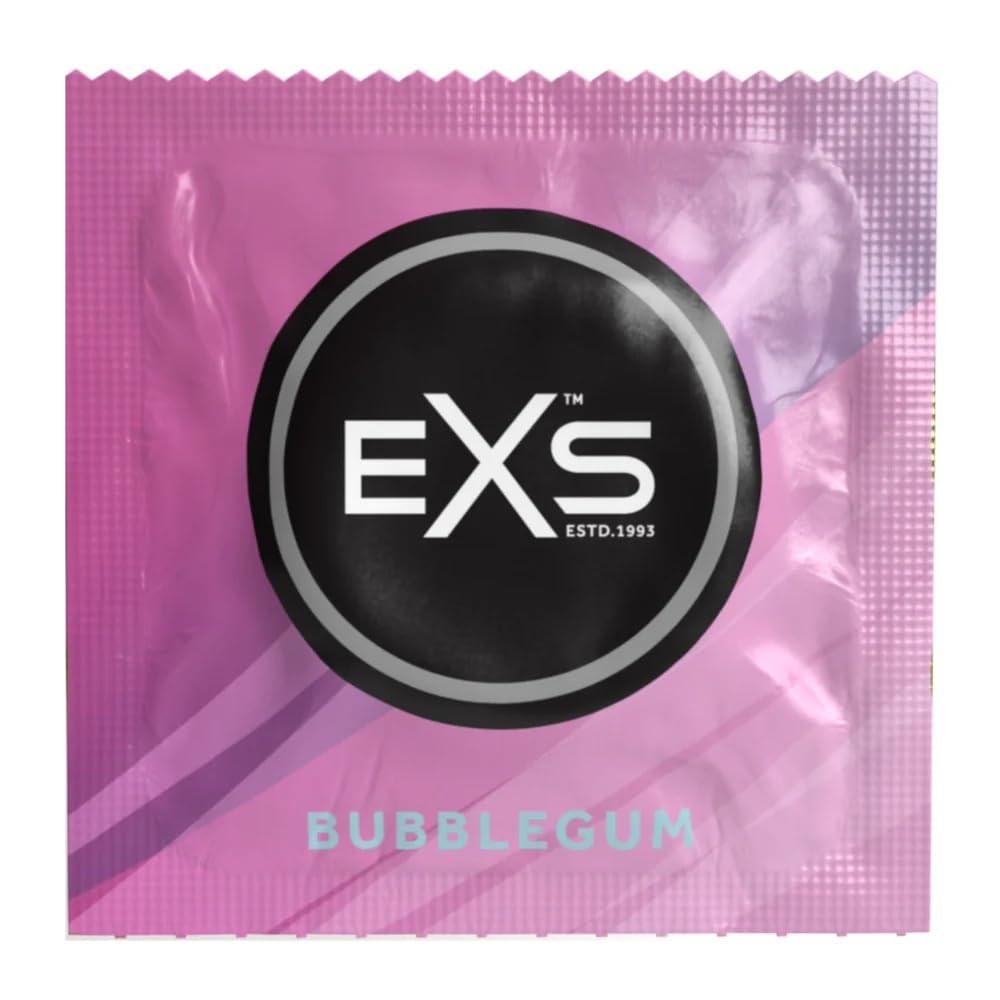 EXS EXS | Bubblegum Flavoured Condoms | Maximise Your Safety & Pleasure | 500 Pack