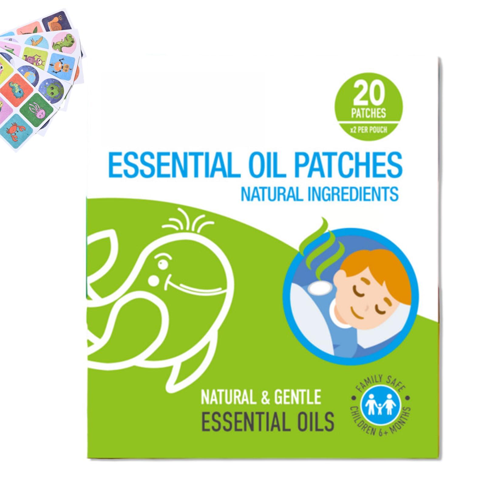 Neamou Stuffy Nose Relief Baby Patch, Natural Patch | Cough Relief Patch, Sleeping Patches for Kids Over 6 Months, Facilitate Breathing Neamou