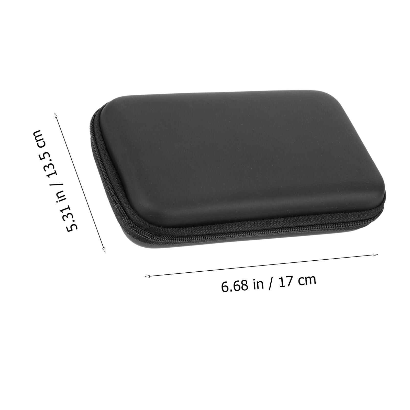 UKCOCO UKCOCO 2pcs Electronics Travel Organizer Headphone Stand Phone Charger Stand Cell Phone Stand Mini Hard Electronic Bag Mini Travel Containers Travel Cable Organizer Tampon Holder Notebook