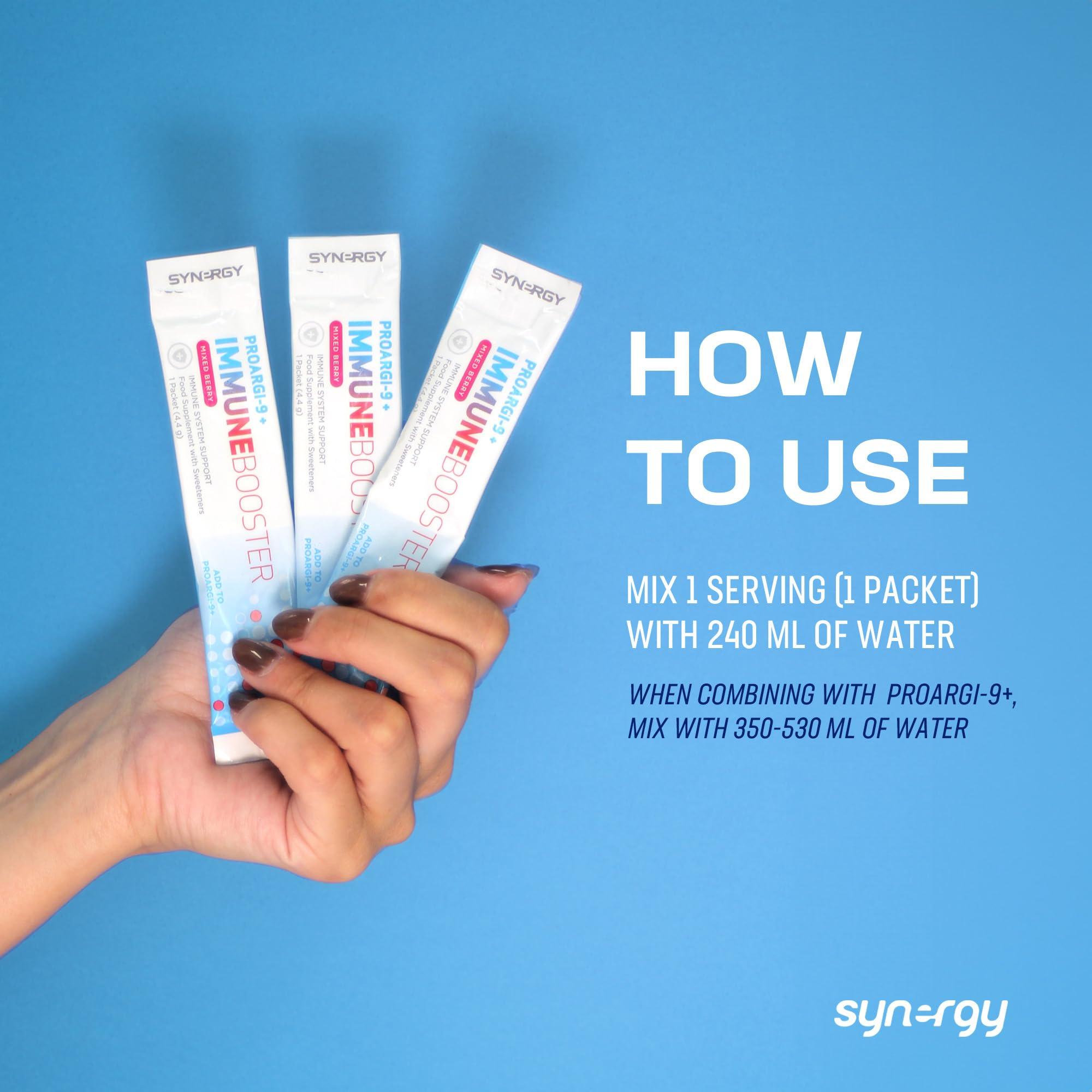 Synergy Worldwide Synergy Worldwide ProArgi-9+ Immune Booster 30 Servings | Vitamin C, D3, B6 Supplement | Immune Support & Antioxidant | Promotes Wellness | Gluten-Free | Berry Flavor | 132g