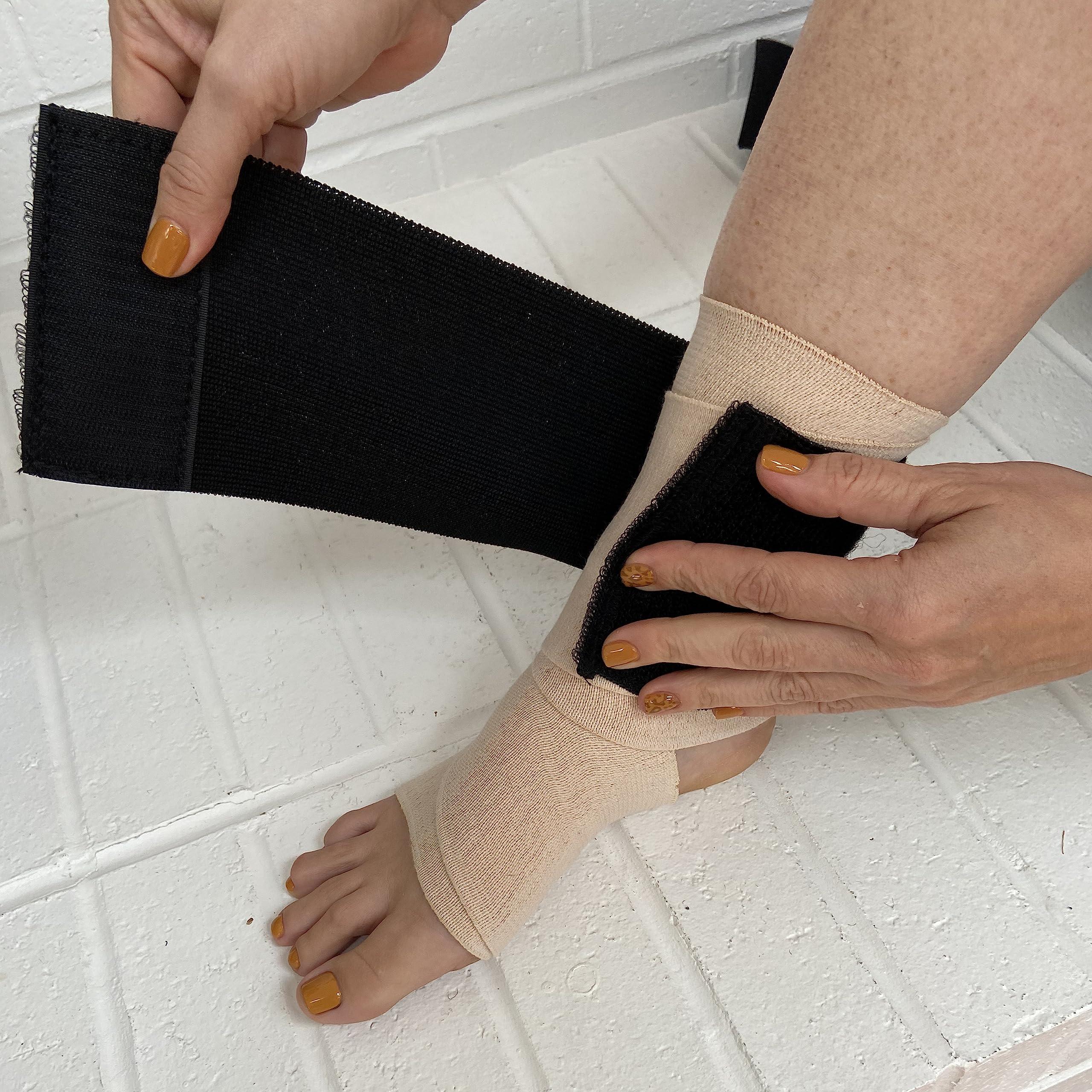 Spand-Ice Extender Strap - Multipurpose Elastic Hook and Loop Extension for Ice Packs, Ice Belts, Back/Knee/Ankle Braces, Vests, Wraps, and Belts - Made in USA (4 x 15 Inches)