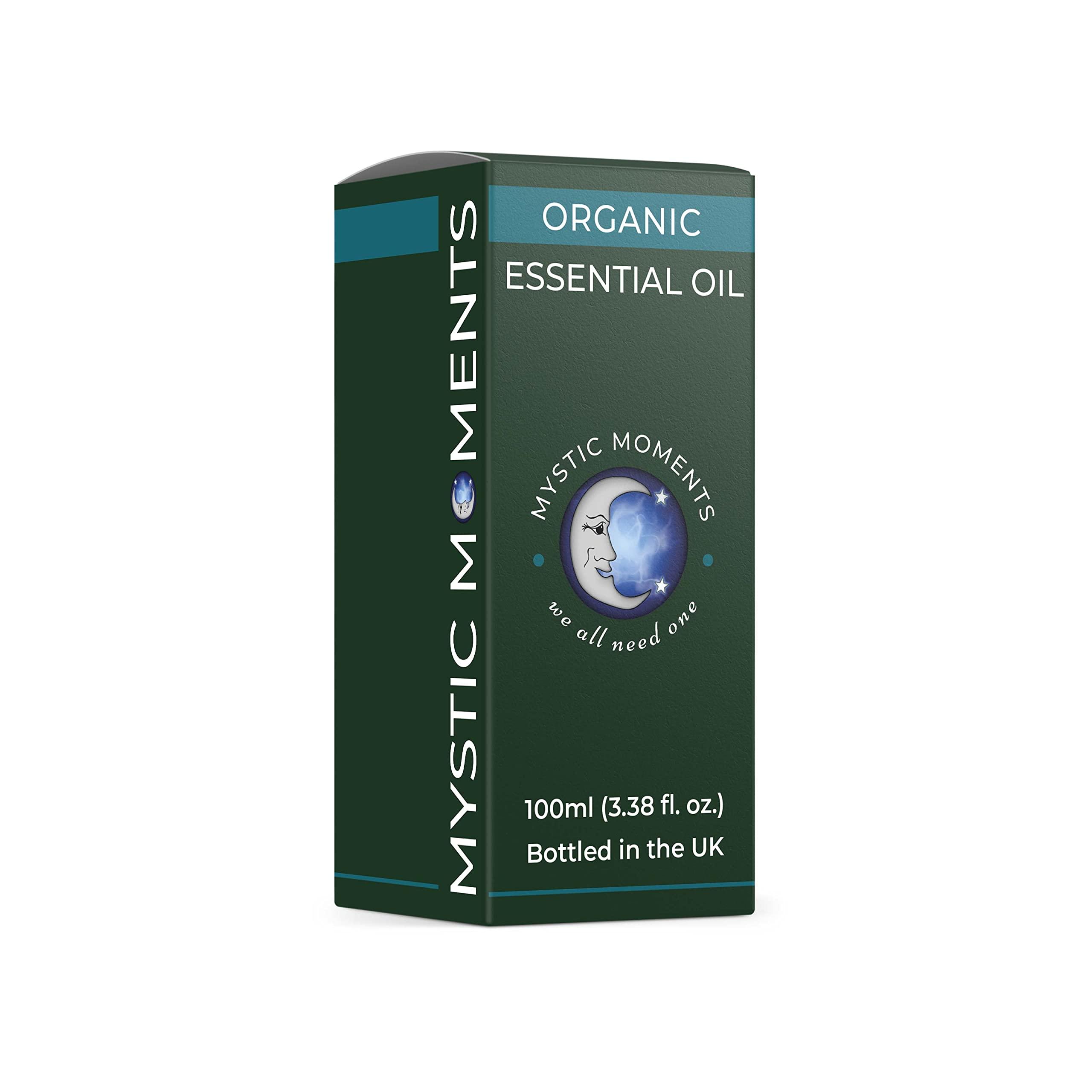 Mystic Moments Mystic Moments | Organic Frankincense Essential Oil 100ml - Pure & Natural Oil for Diffusers, Aromatherapy & Massage Blends Vegan GMO Free