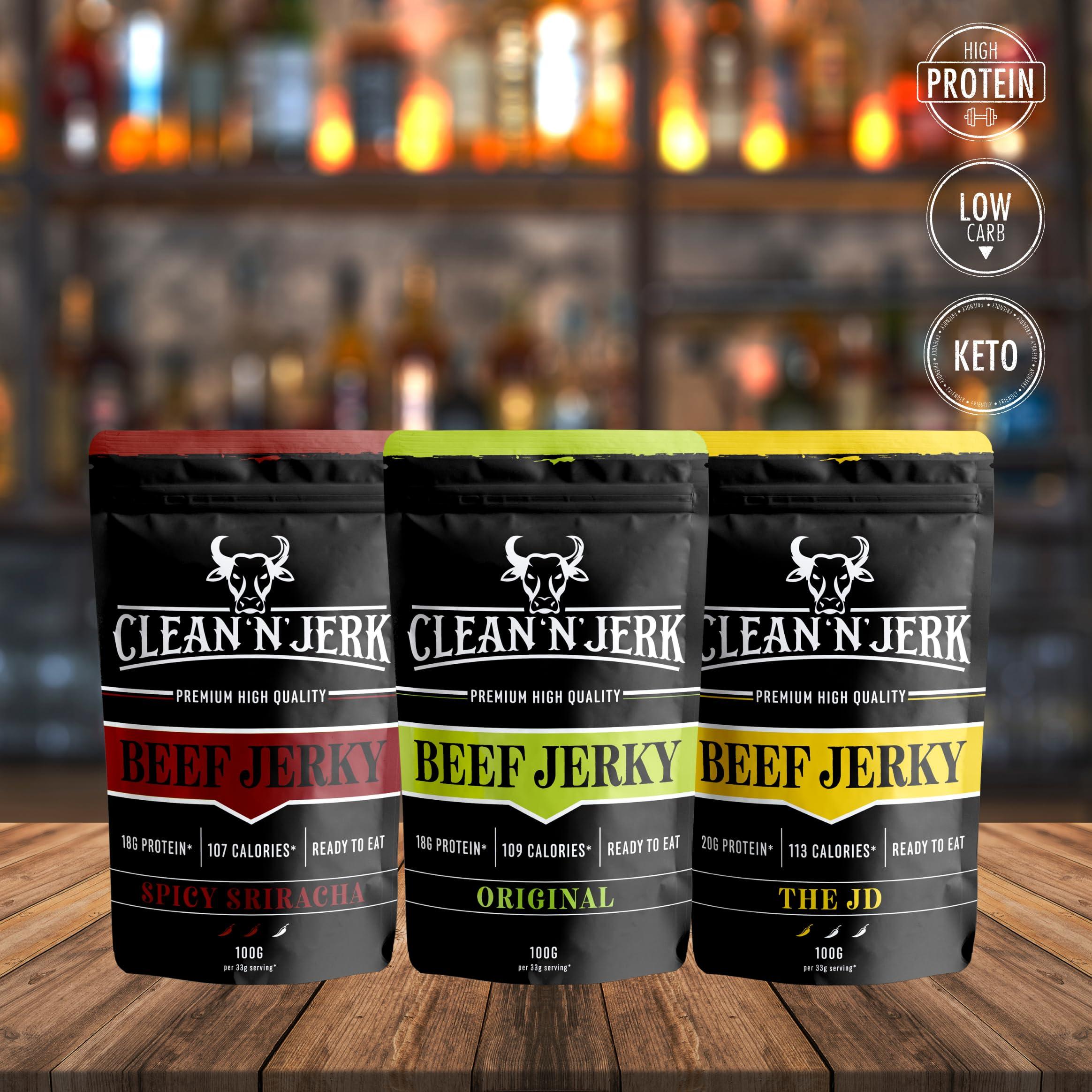 Clean \'N\' Jerk Clean \'N\' Jerk The JD Beef Jerky 100g x3