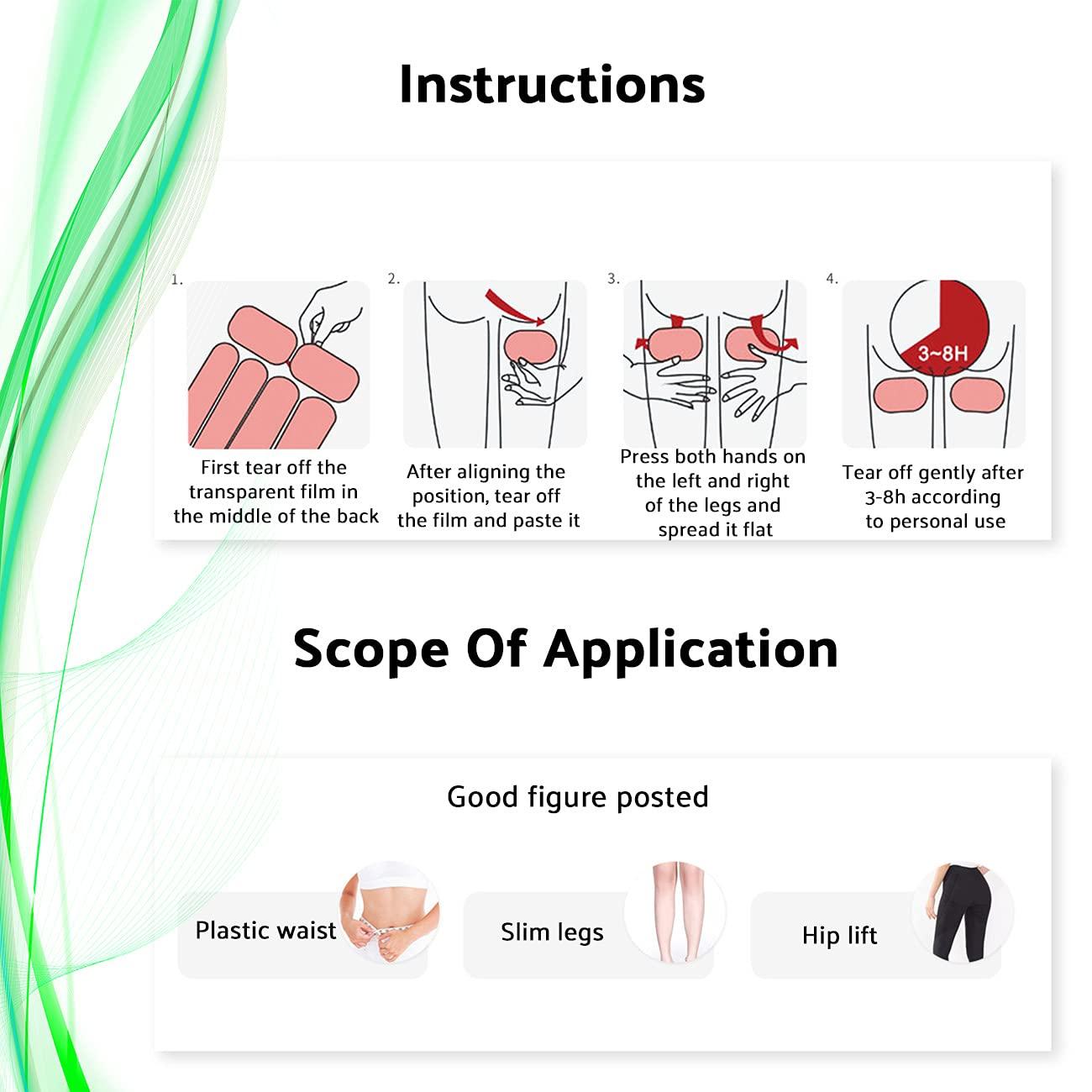 Lnobern ZhiLianZhao Leg Paste Thin Calf, Professional Women Skin Care, with Easy To Carry, Skin Tightening, Wrinkle Reducing