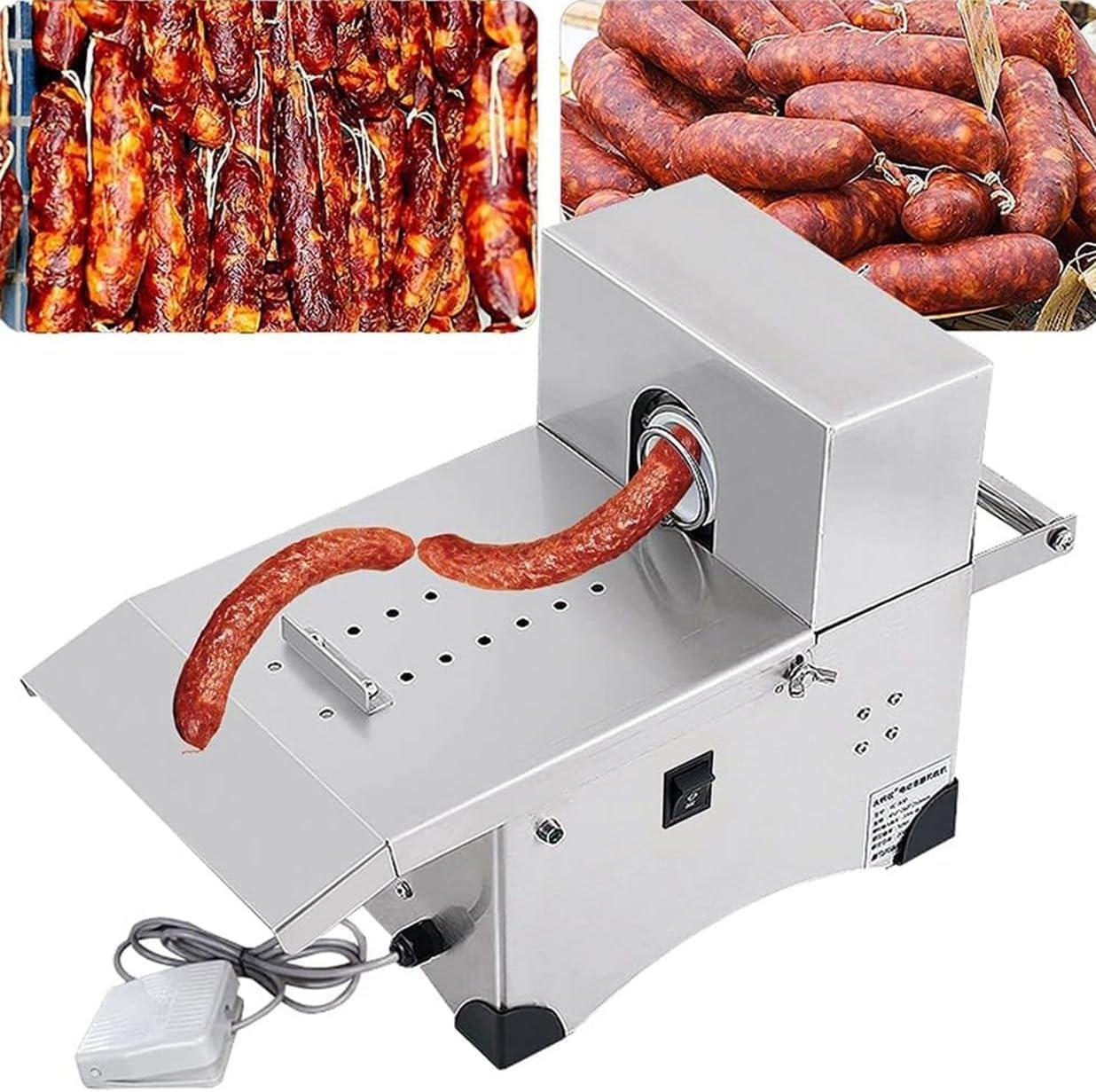 DAPANGGE DAPANGGE Electric Sausage Knotting Machine, Automatic Sausage Tying Machine Equipment, 2 Modes, Max Diameter 50mm, Commercial Sausage Linker Machine for Restaurant.