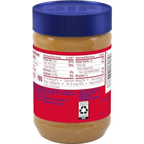 Jif Jif Extra Crunchy Peanut Butter, 16 Ounces (Pack of 12)