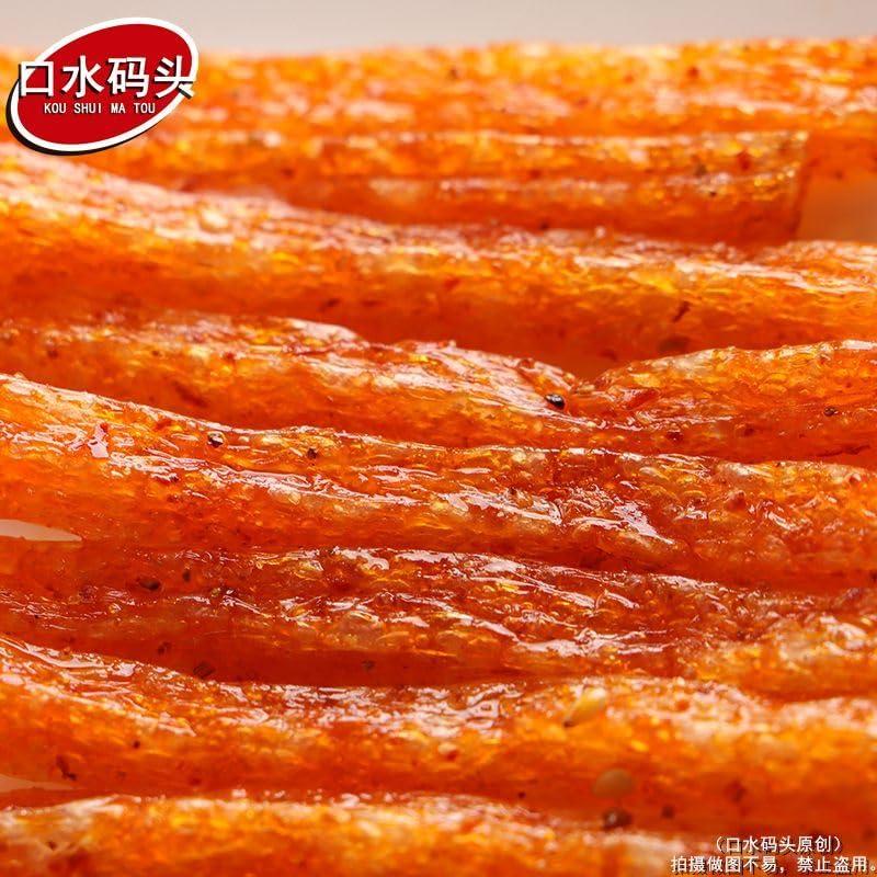 wasailuo Leisure spicy strips Latiao, Traditional glutenNostalgia Spicy Strips, super spicy spicy stick, Chinese snack, delicious Instant classic hot&spicy flavor snack, Vegan,Sweet and spicy snacks (10bag)