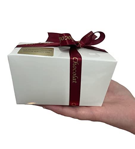 Duva, packed by The Chocolate Shop Cerisettes Whole Cherry in Brandy Covered in Dark Chocolate 12-13 Chocolates 200g