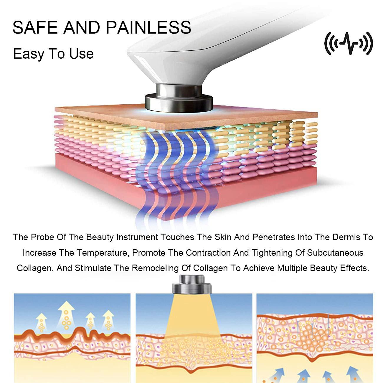 Lnobern ZhiLianZhao Portable Professional Beauty Machine, Anti Aging And Face Skin Care Instrument with 3 Levels Adjustable, Easy to Use, Safe Painless for Wrinkle Reduction & Skin Tightening