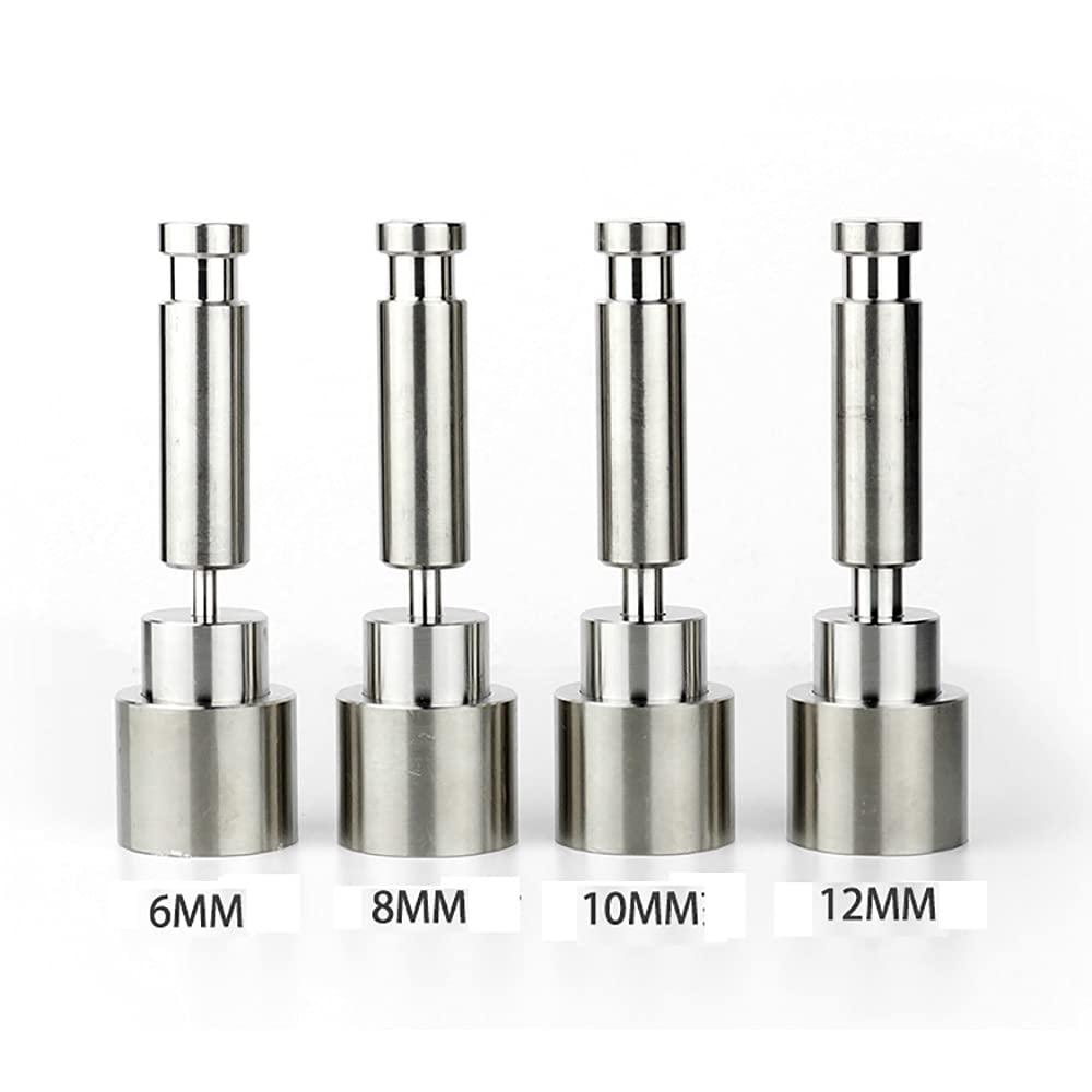 ANLONGLI Manual Milk Tablet Press Machine Hand Pill Press Machine Pill Making Tool Sugar Slice Making Device for Home Kitchen,12mm