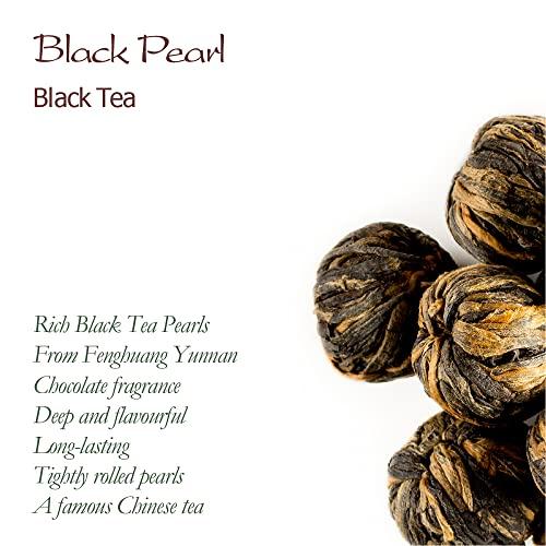 Valley of Tea Yunnan Black Dragon Pearls Tea - Strong and Malty Pearl - Golden Special Grade 100g