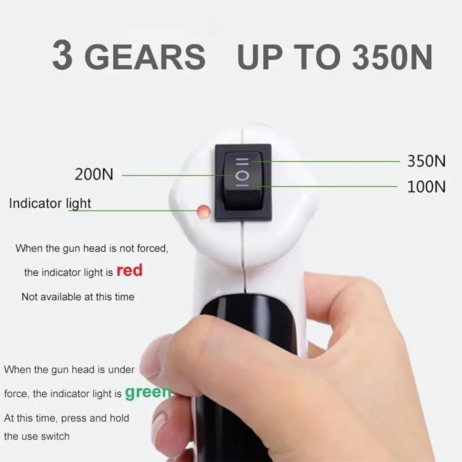 HEAXIY Chiropractic Adjusting Tool, Electric Chiropractic Adjustin Gun with 4 Heads & 3 Level Speed, Spine Activator Massager for Improve Joint Pain