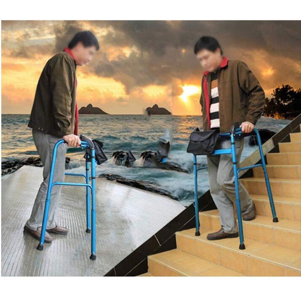 UYDJAKX Walking Frame Non-Slip Walking Stick with Hospital Stair Walker Elderly Disabled Walking Folding Star of Light
