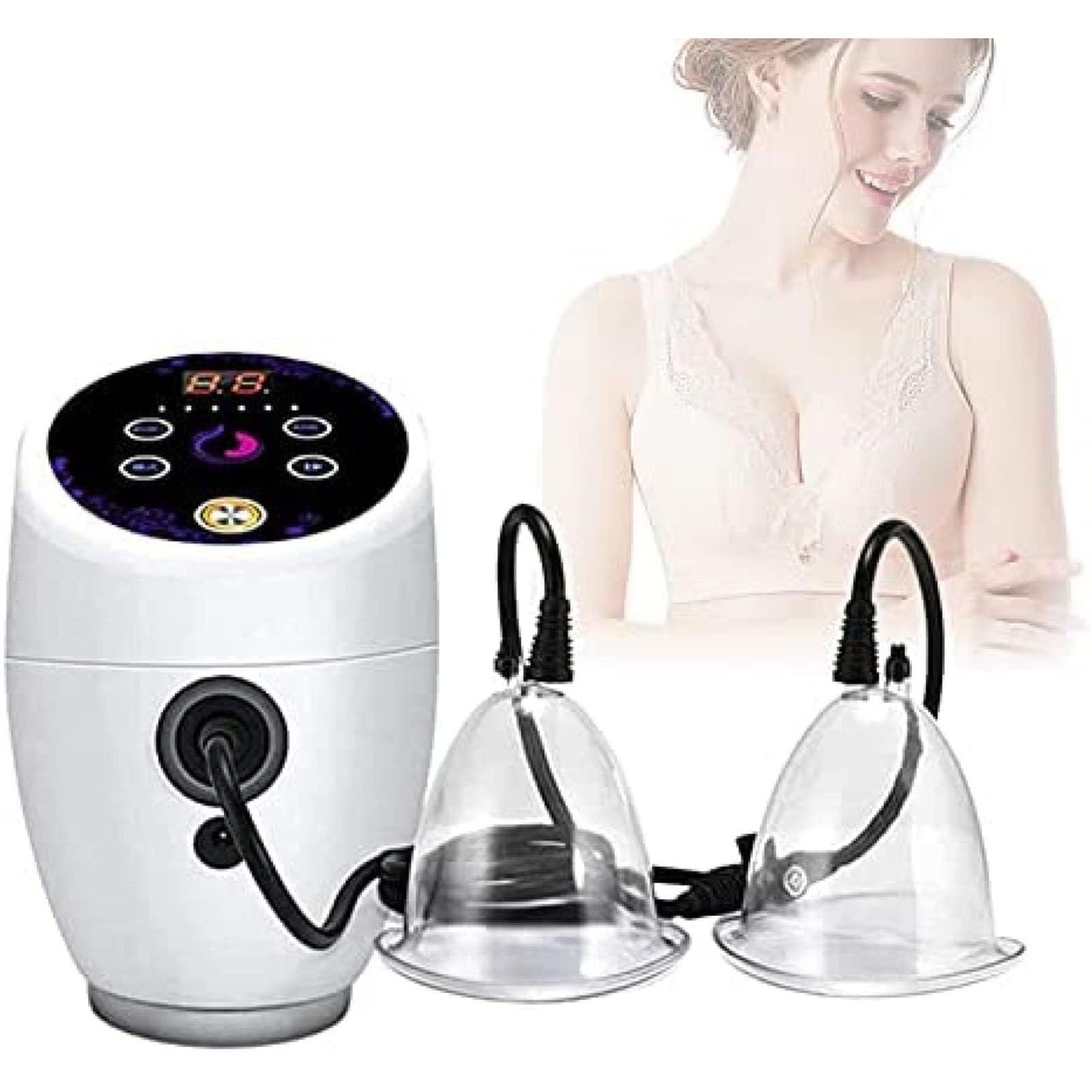 GNbow GNbow Breast Massager Cup, Electric Breast Augmentation Machine, Breast Care 360-Degree Full Package 6 Modes Adjustable, Home Breast Care Device, Chest Care Beauty Enlargement Machine