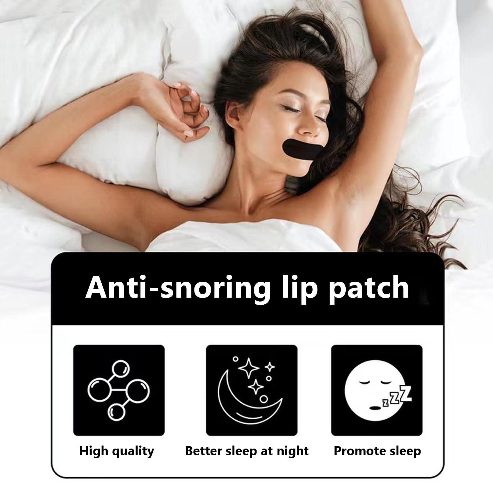 SUHAI 30 Strips Mouth Tape for Sleeping,Black Adhesive Sleep Tape Sleep Mouth Tape,Comfortable Snoring Aids for Men Sleeping Mouth Tape Breathable Mouth Tap for Snoring and Prevent Mouth Breathing