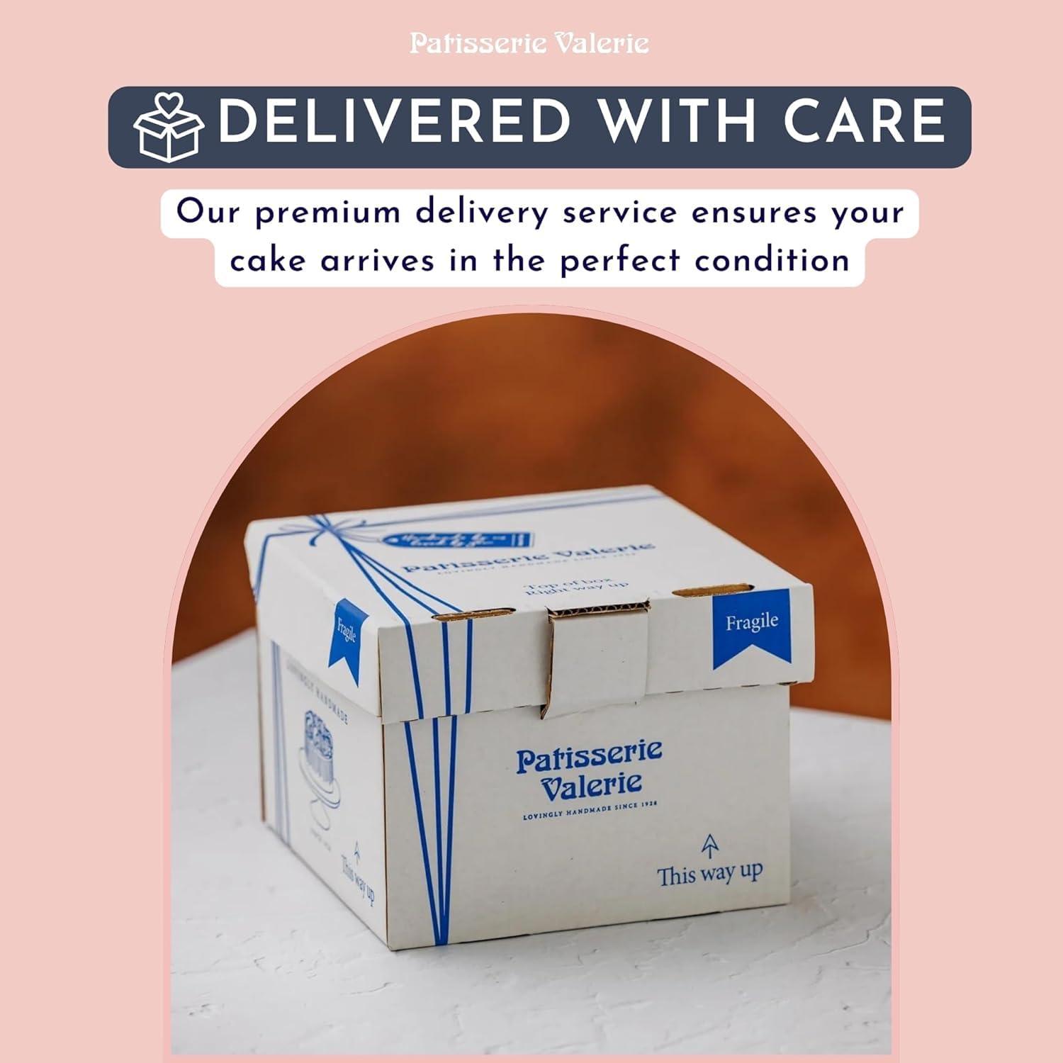 Patisserie Valerie Patisserie Valerie Classic Cream Tea Hamper for 2 Afternoon Tea Gift Set with Fresh Scones, Handmade Cakes, Jam, Clotted Cream & Loose-Tea Food Hamper ideal for Birthdays - Handmade in the UK