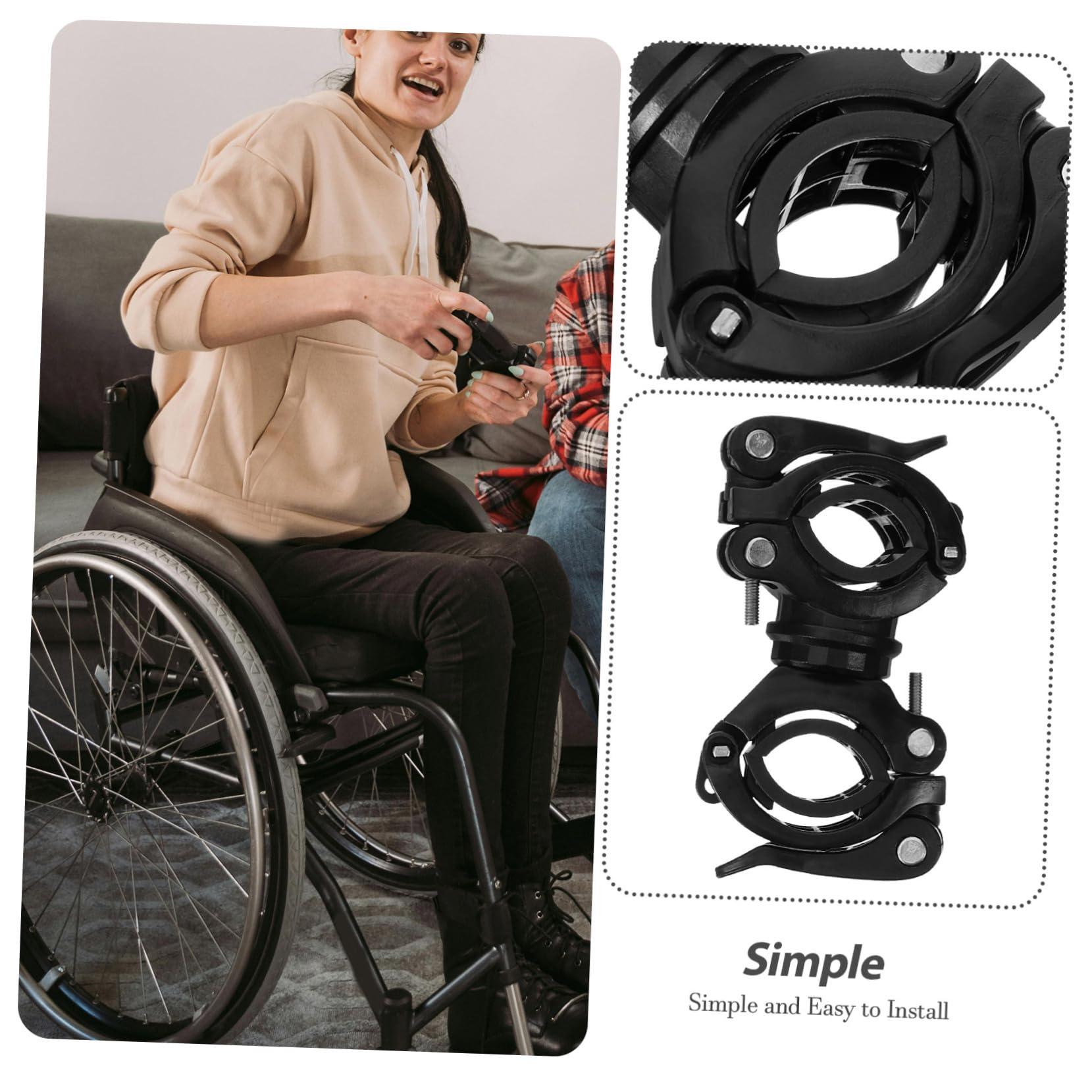 WATIIFUFU WATIIFUFU Elderly Scooter Cane Rack Lightweight Cane Holder for Walker Electric Scooter Wheelchair Crutch