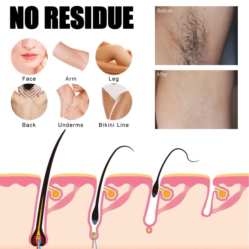 EXQST Smooth Hair Removal Cream Spray Hair Removal Spray Hair Removal Cream Body Hair Removal Cream Hair Removal Cream Reduce Hair Growth