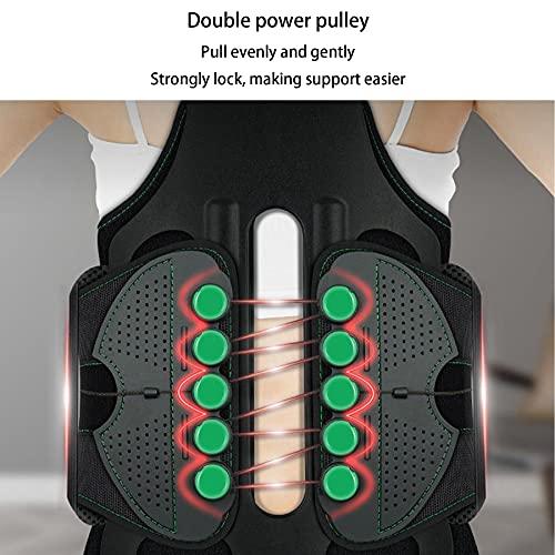 WILLQ Thoracolumbar Fixed Brace Cervical Thoracic Orthosis Chest Lumbar Brace for Back Pain Relief Injury Recovery Adjustable Thoracolumbar Fixed Orthosis Men Women Lumbar Spine Orthosis,S