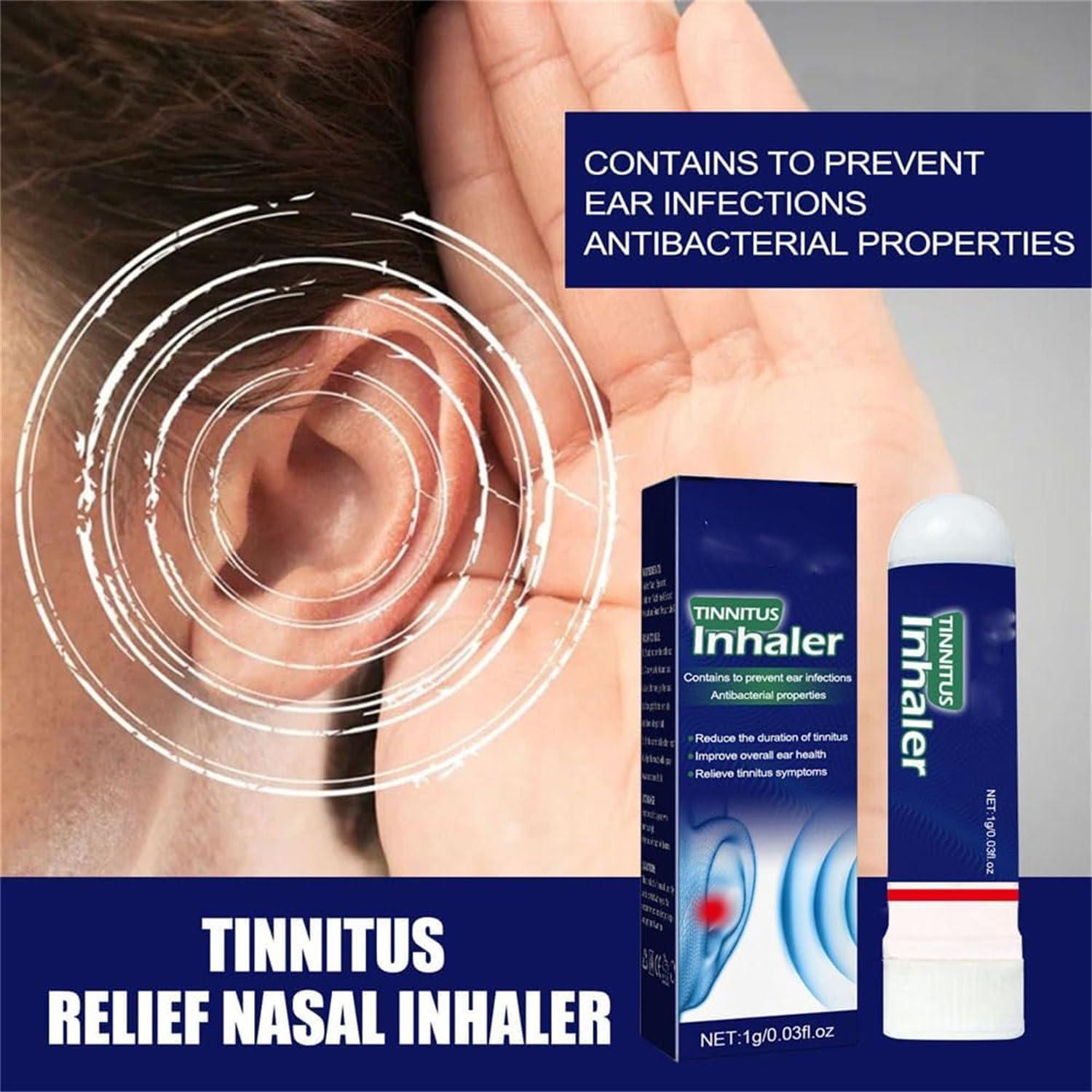 Eeiiey Techsilen for Tinnitus,Echoease Tinnitus Inhaler, Tinnitus Relief for Ringing Ears Device,Ear Ringing Relief,Echo Ease Tinnitus Relief Nasal Inhaler,Tinnitus Inhaler Relief for Ringing Ears (1 Pcs)